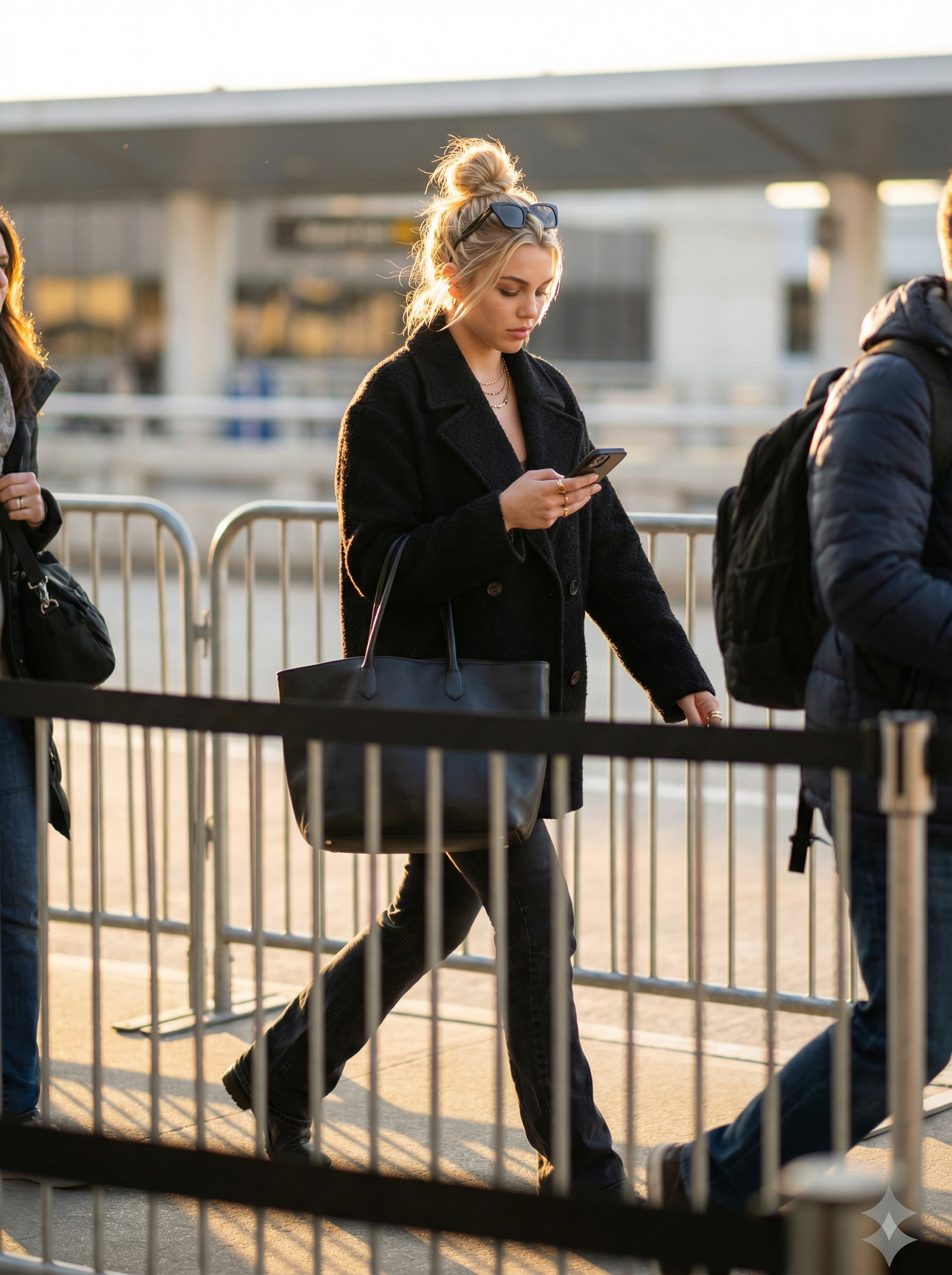 Sunlit Airport Candid Photography Template