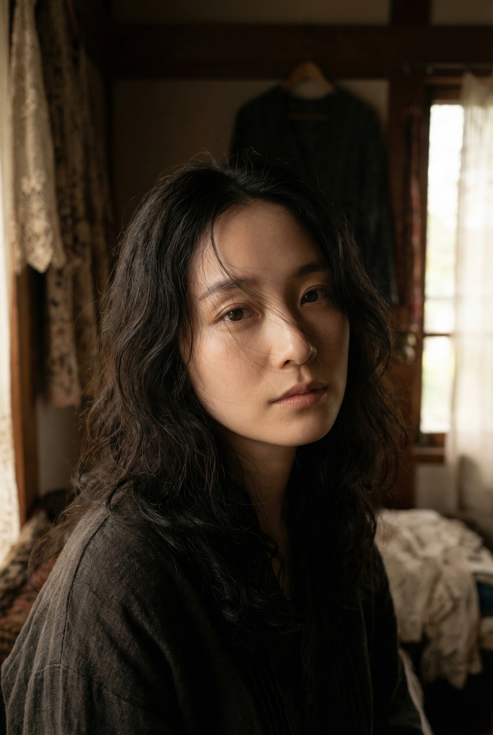 Luminous Ethereal Close-Up Portrait