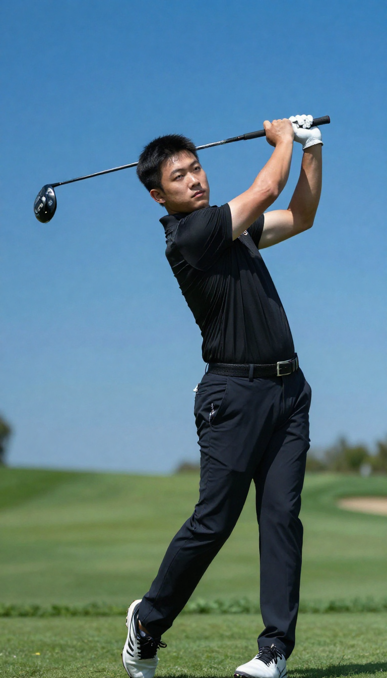 Callaway Driver Impact Swing Beneath a Dramatic Sky