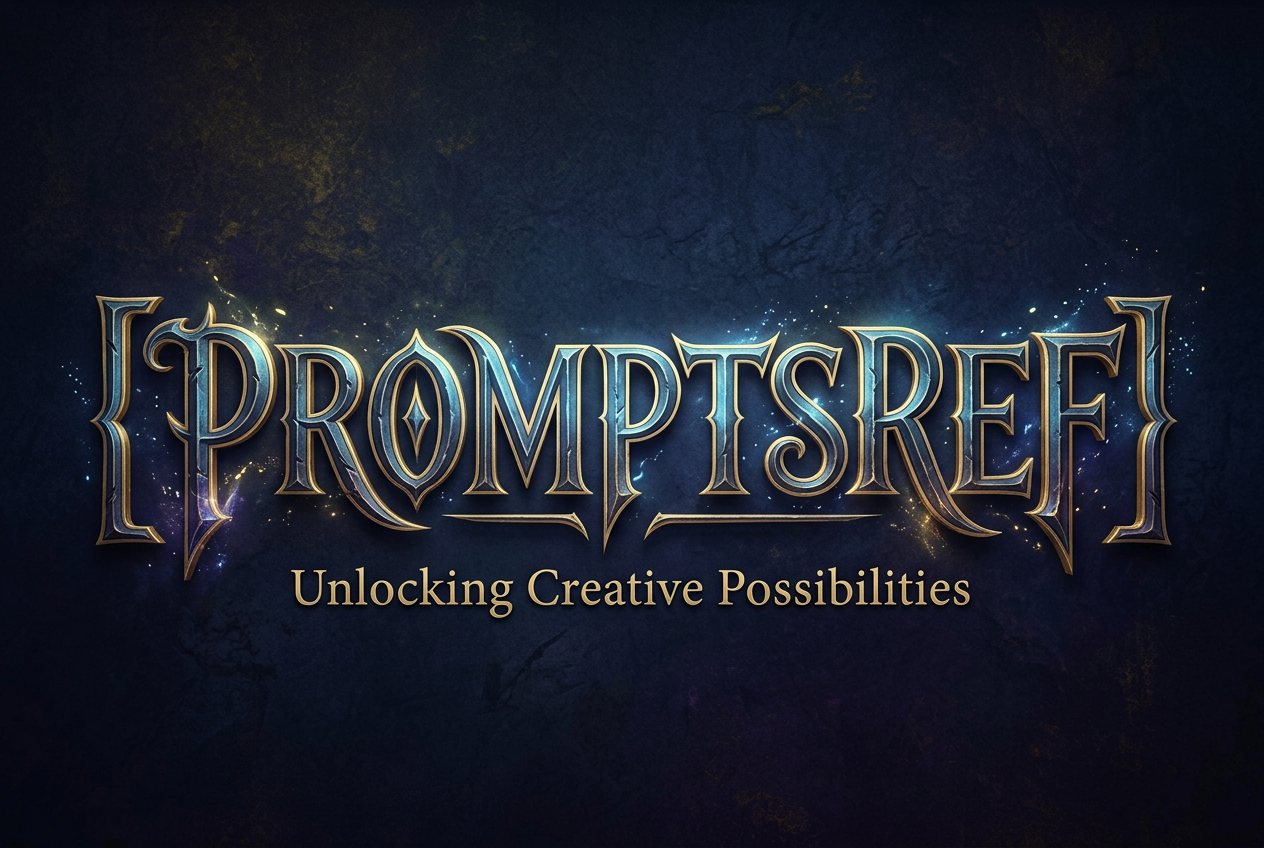 PROMPTSREF Cinematic Decorative Title