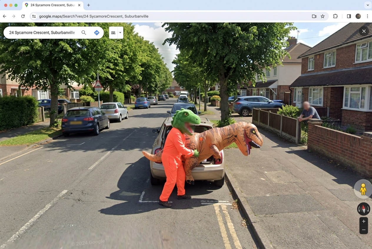 Bizarre Misconduct Caught on Google Maps