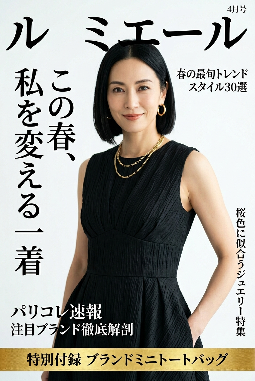 Woman in Black on the Lumière Cover