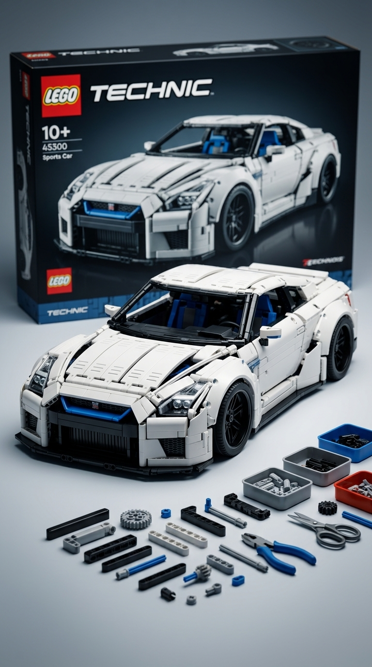 LEGO Technic Widebody Vehicle Kit in the Studio