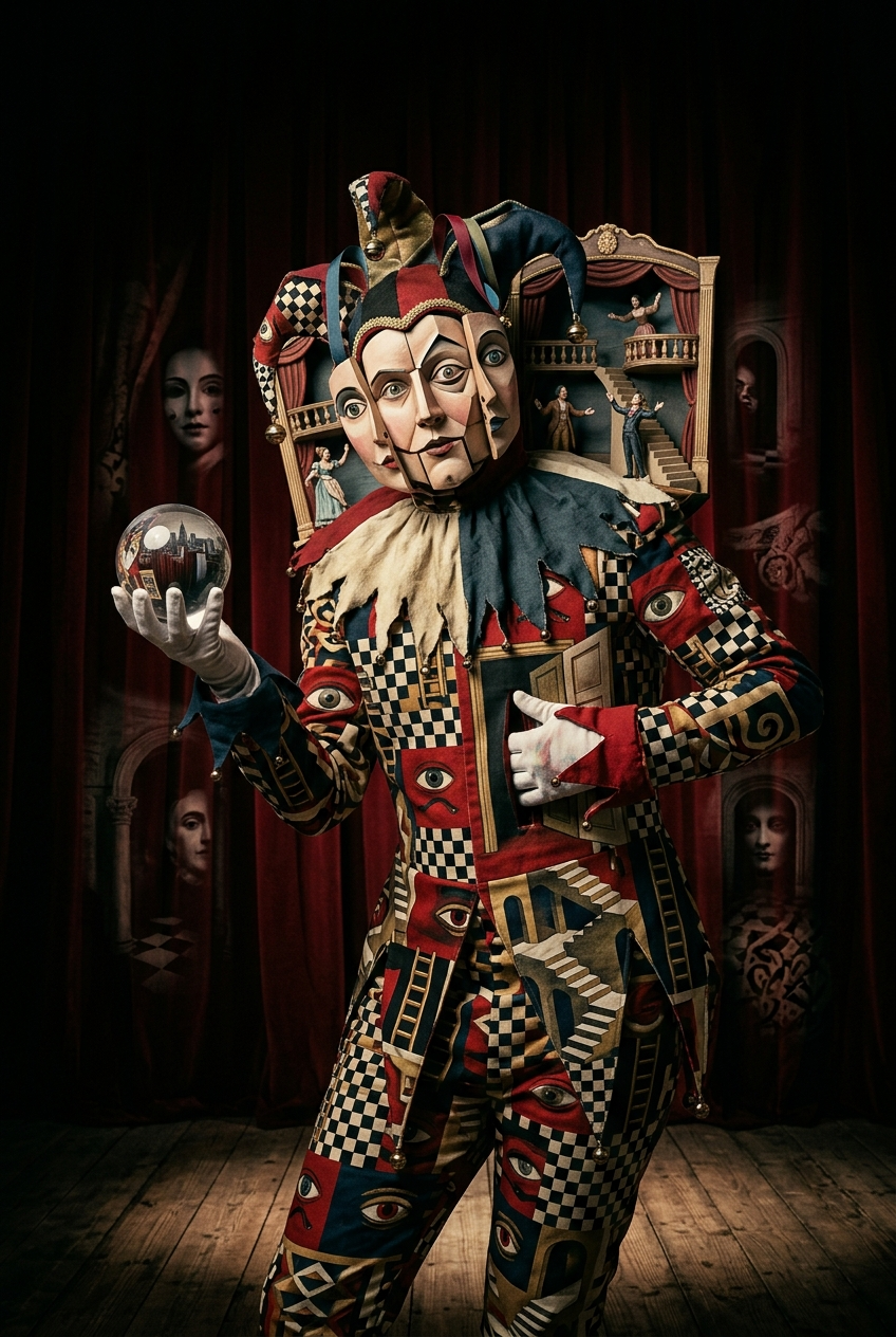 The Jester Who Is Both Performer and Stage