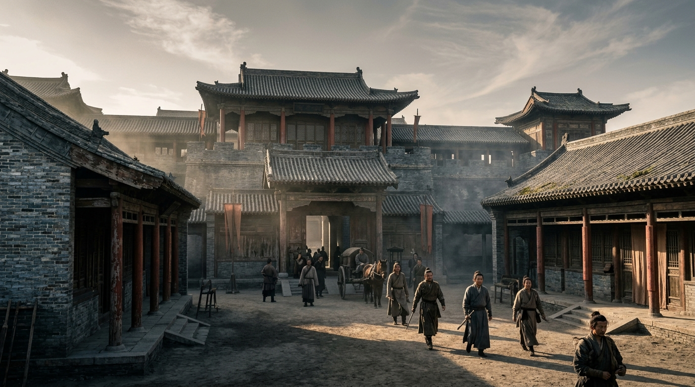 Romantic Wuxia Architecture Film Template