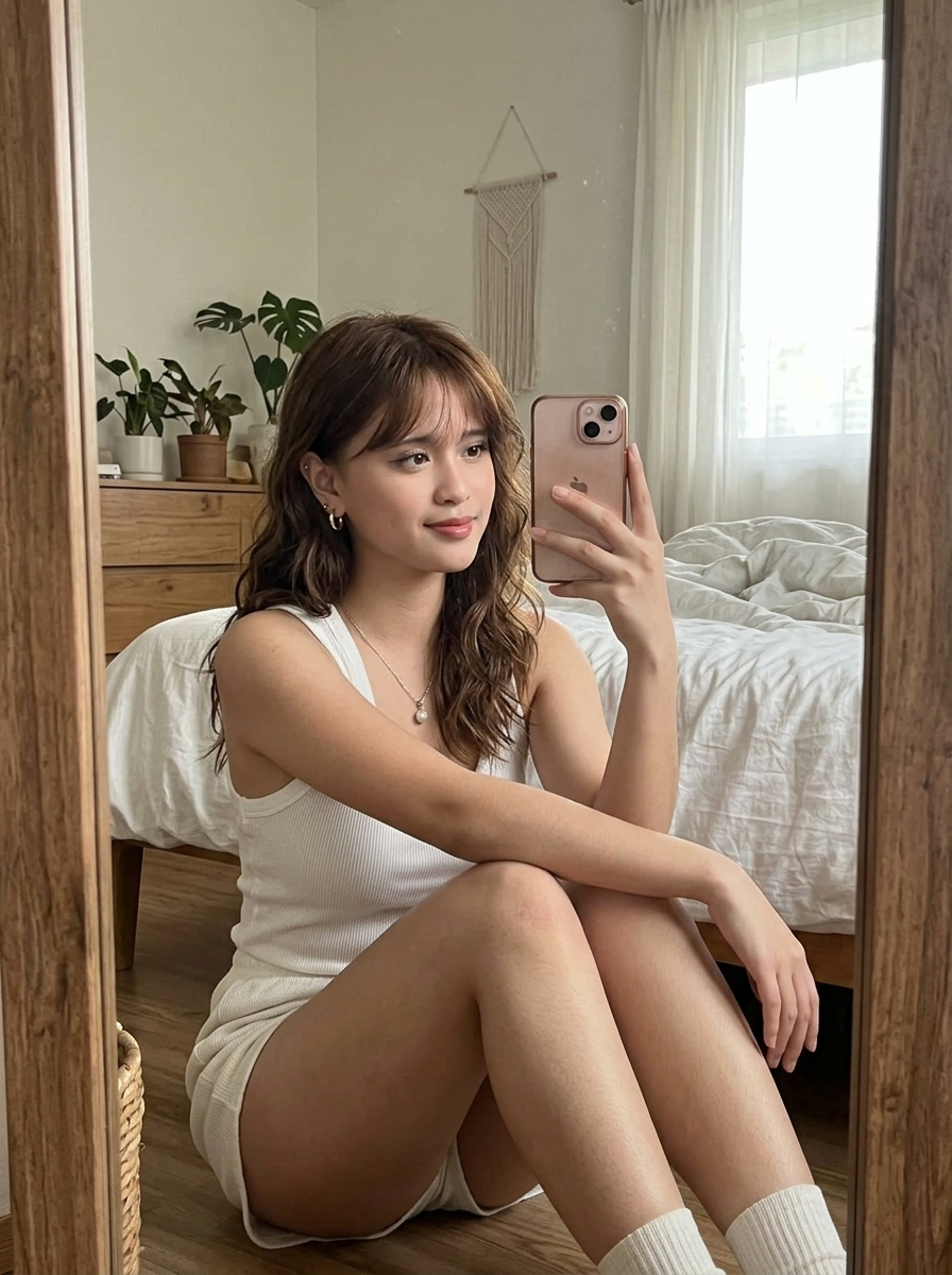 Lazy Sunday Mirror Selfie