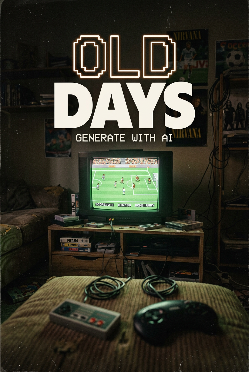 Old Days of CRT Soccer Gaming