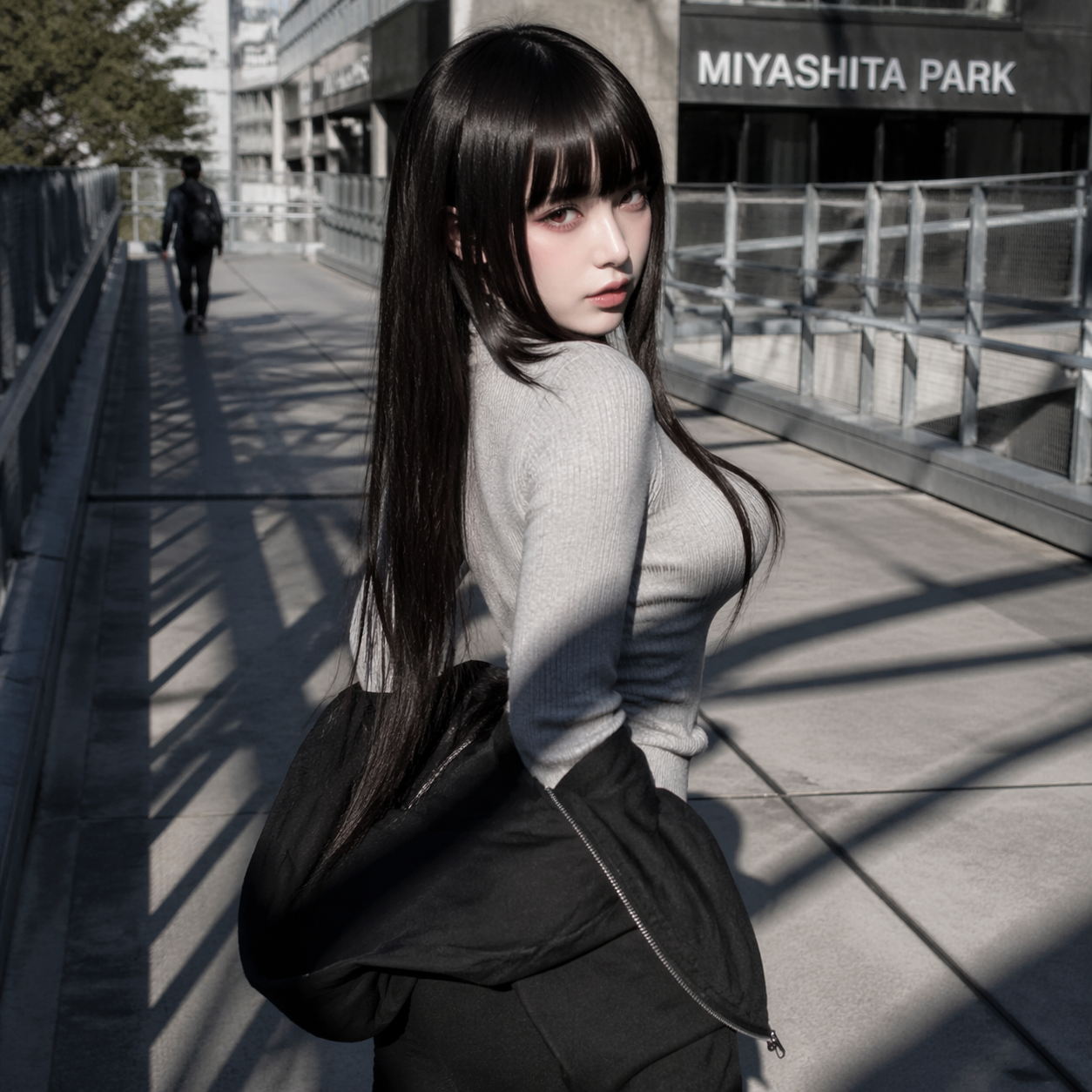 Tokio-Streetfashion im Miyashita Park