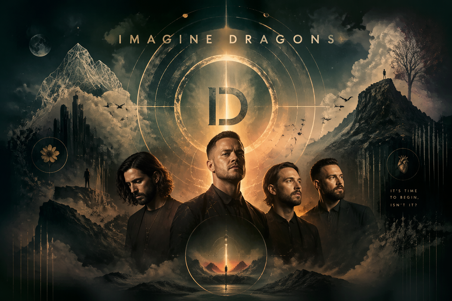 Imagine Dragons Premium Desktop Wallpaper
