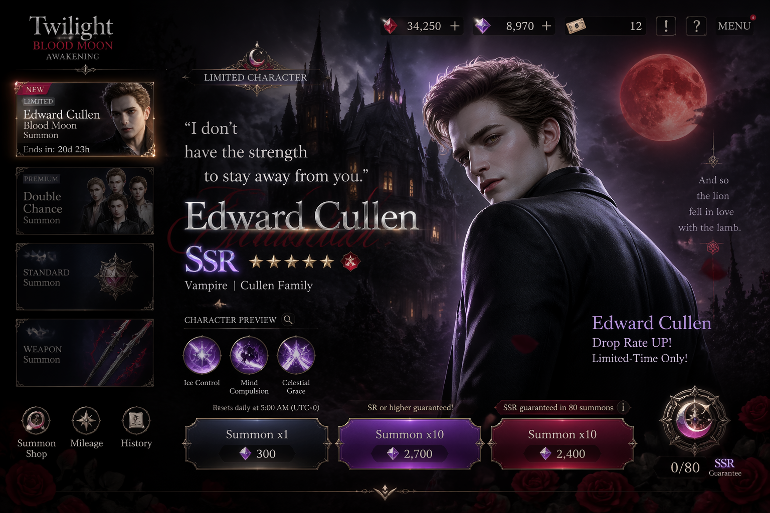 Edward-Cullen-Blutmond-Gacha-Beschwörung