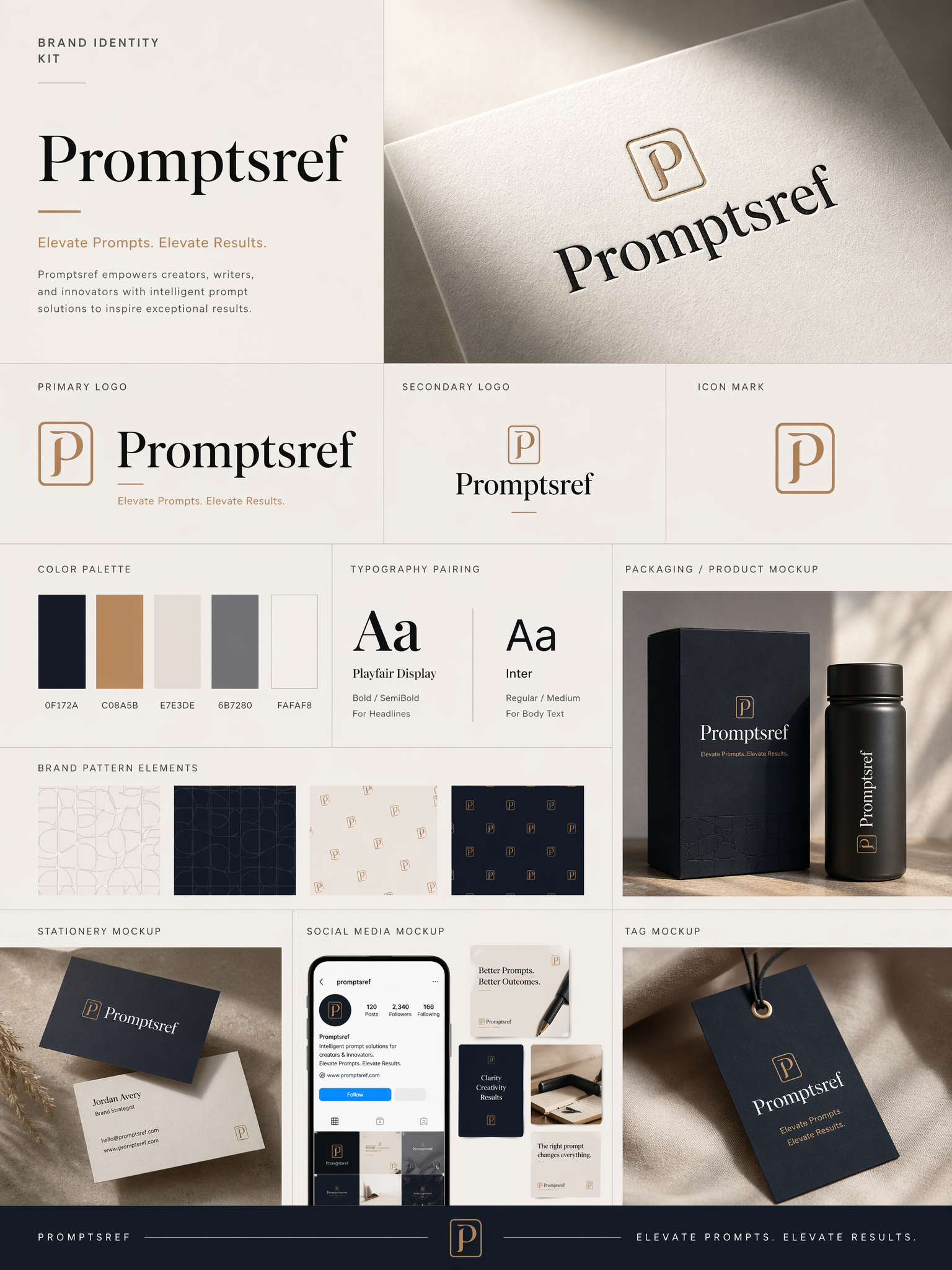 Promptsref 高级品牌视觉板