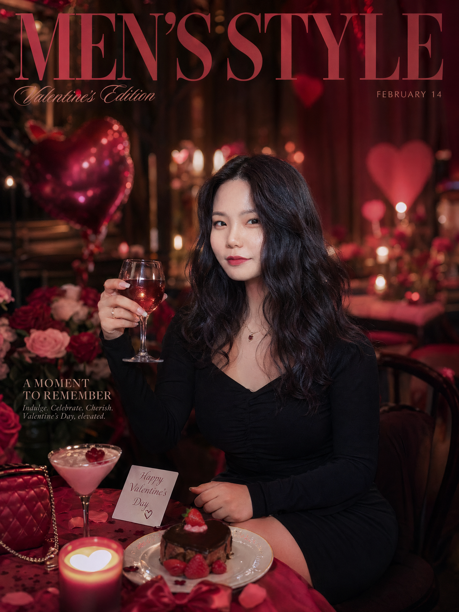 Sesión editorial de Maxim por San Valentín