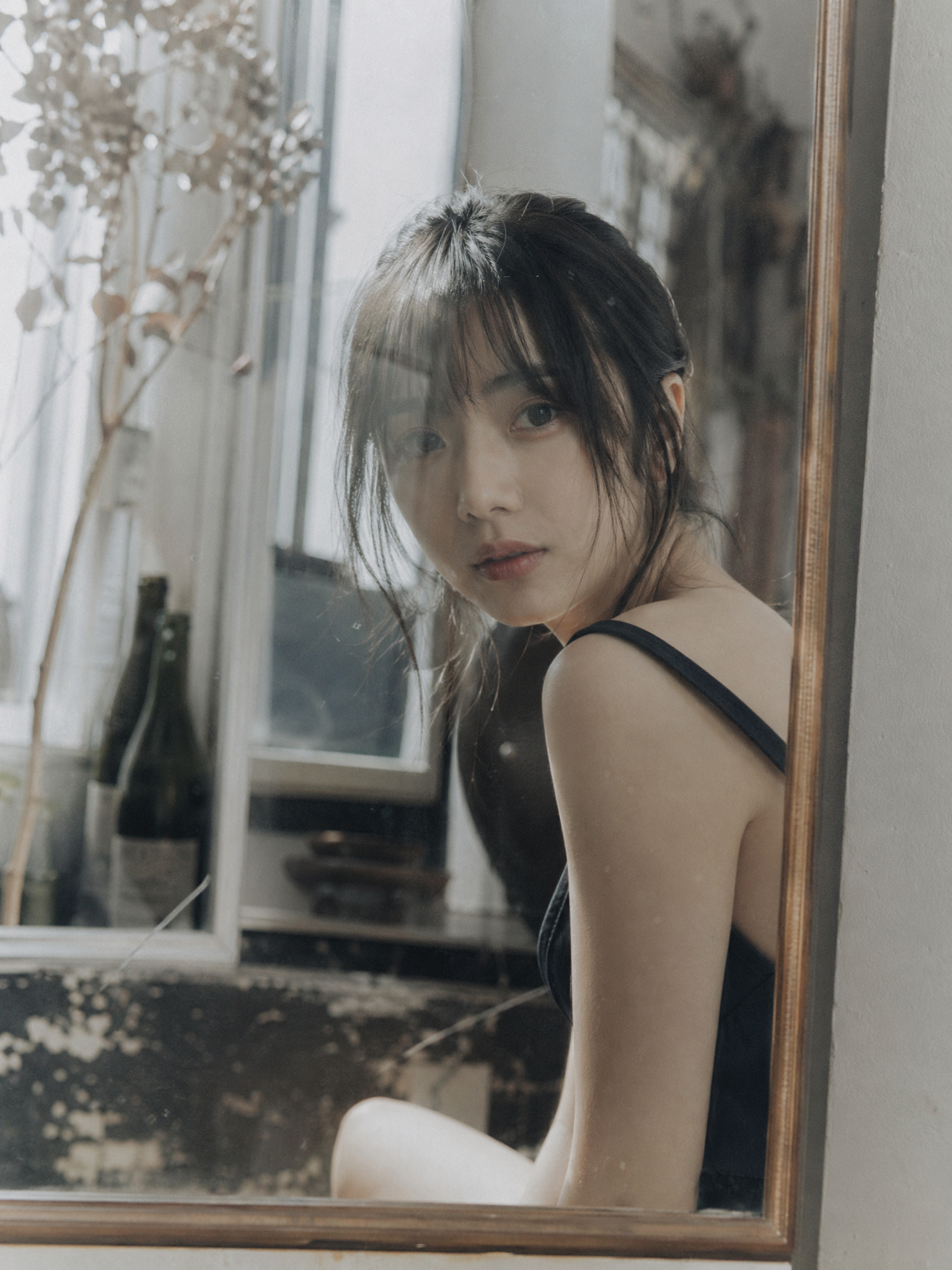 Japanese Idol Reflected on Negative Film
