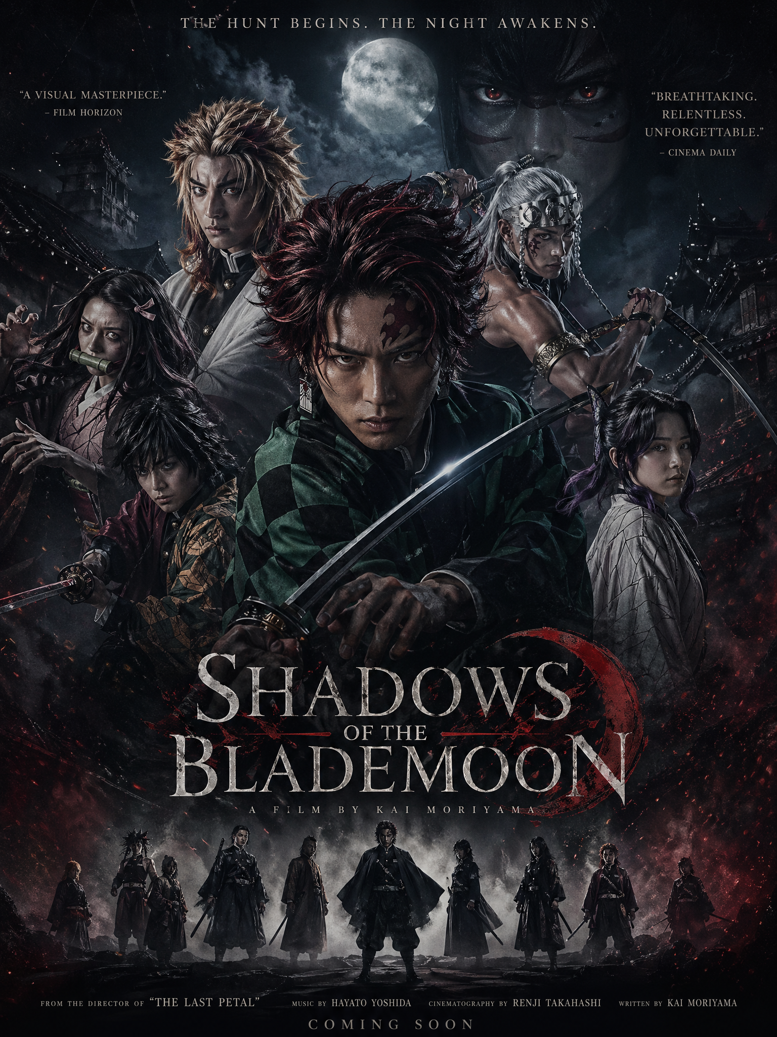 Demon Slayer Live-Action Cinematic Poster