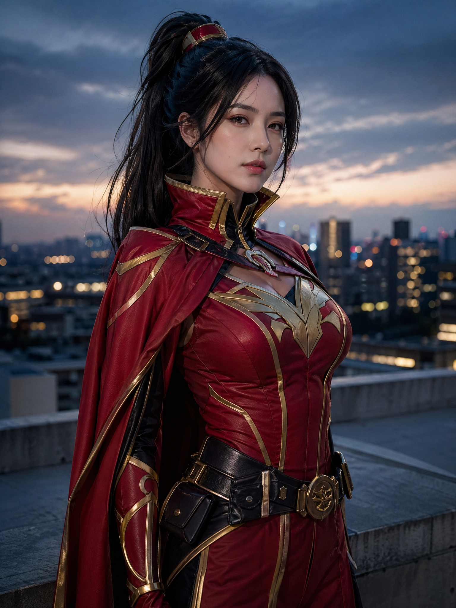 Realistic Momo Yaoyorozu Portrait