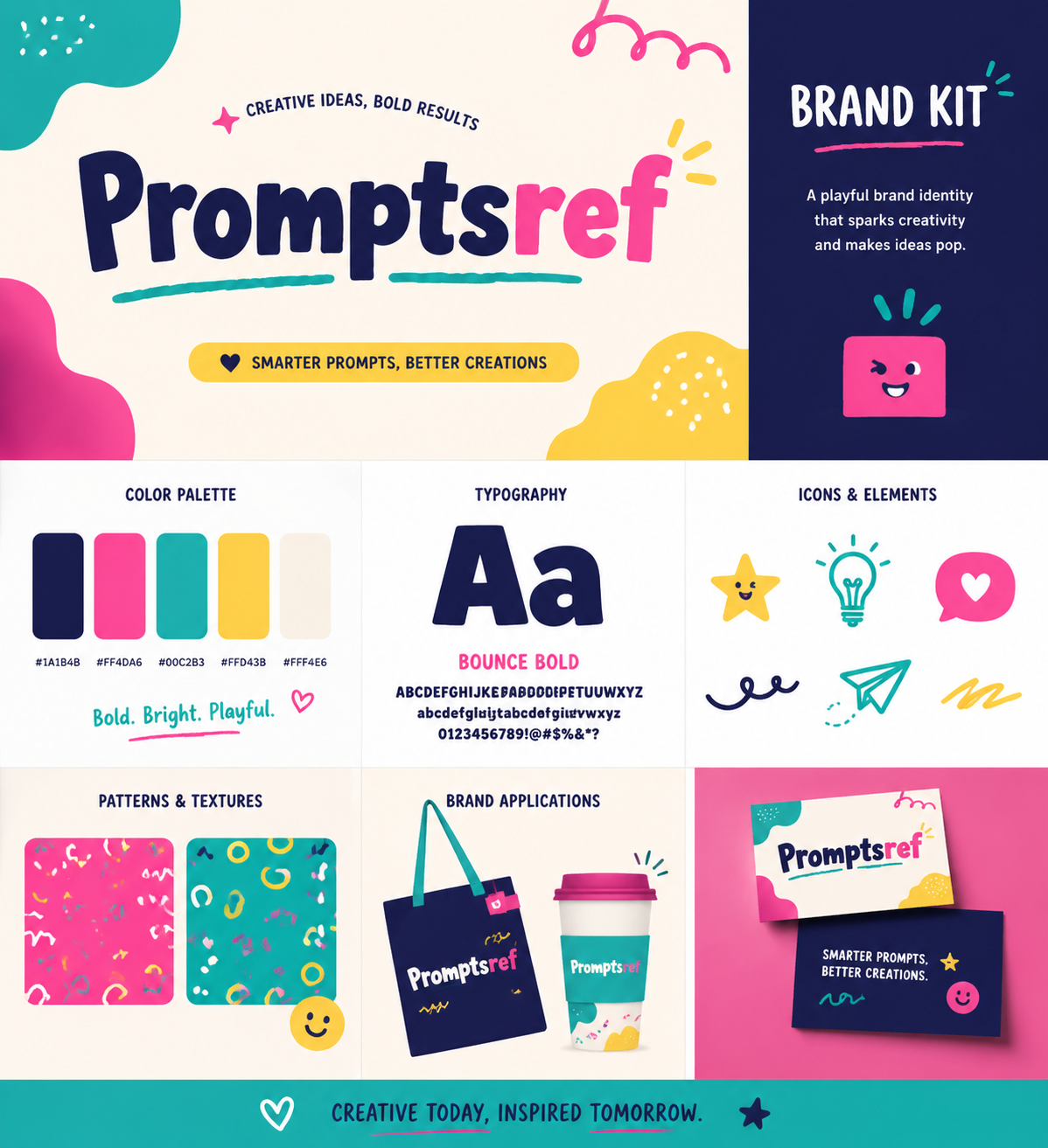 Promptsref 유쾌한 브랜드 키트