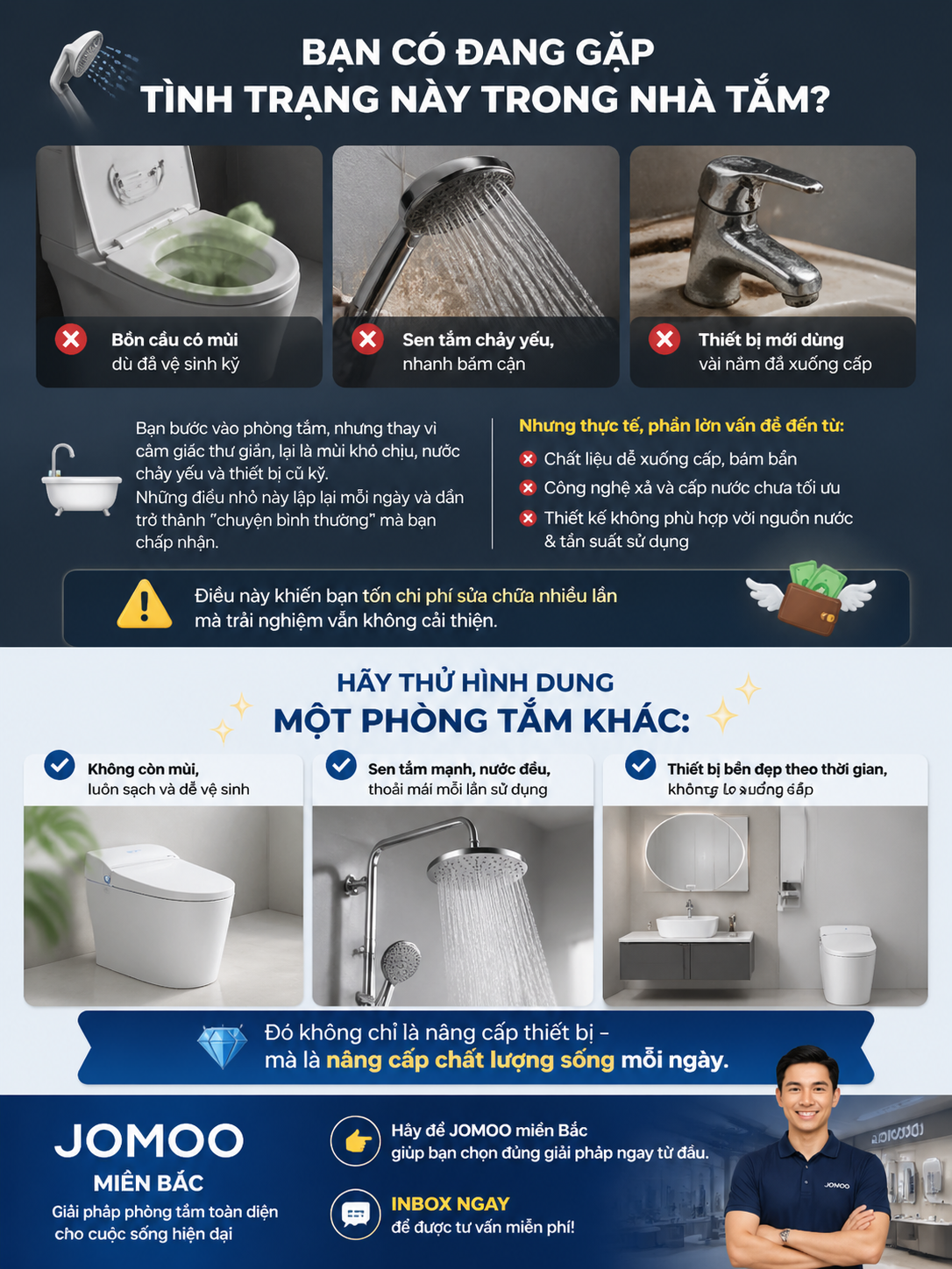 JOMOO Better Bathroom Living Advertisement