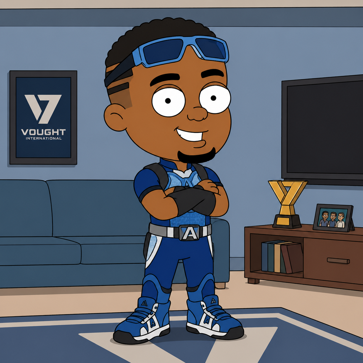 A-Train as an Adult Sitcom Cartoon