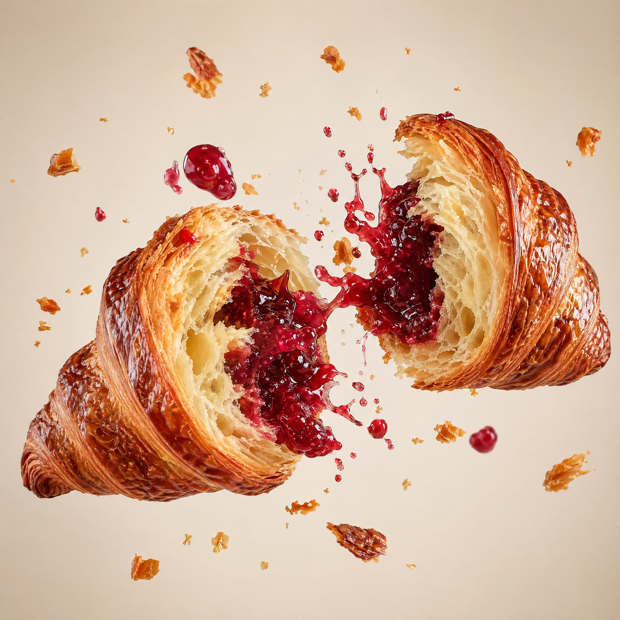 Exploding Filled Food Product Photo Template