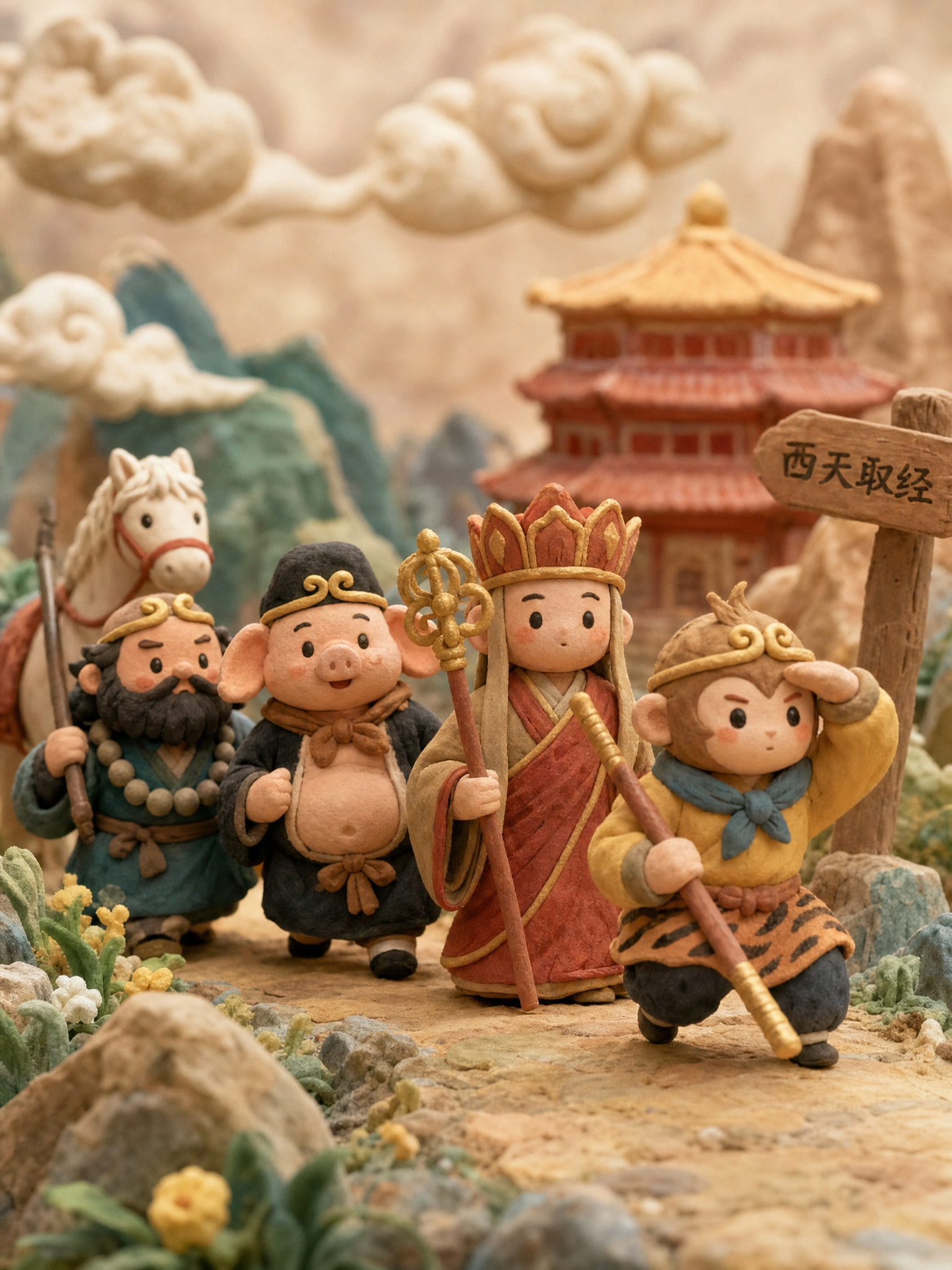 Journey to the West Clay Miniature