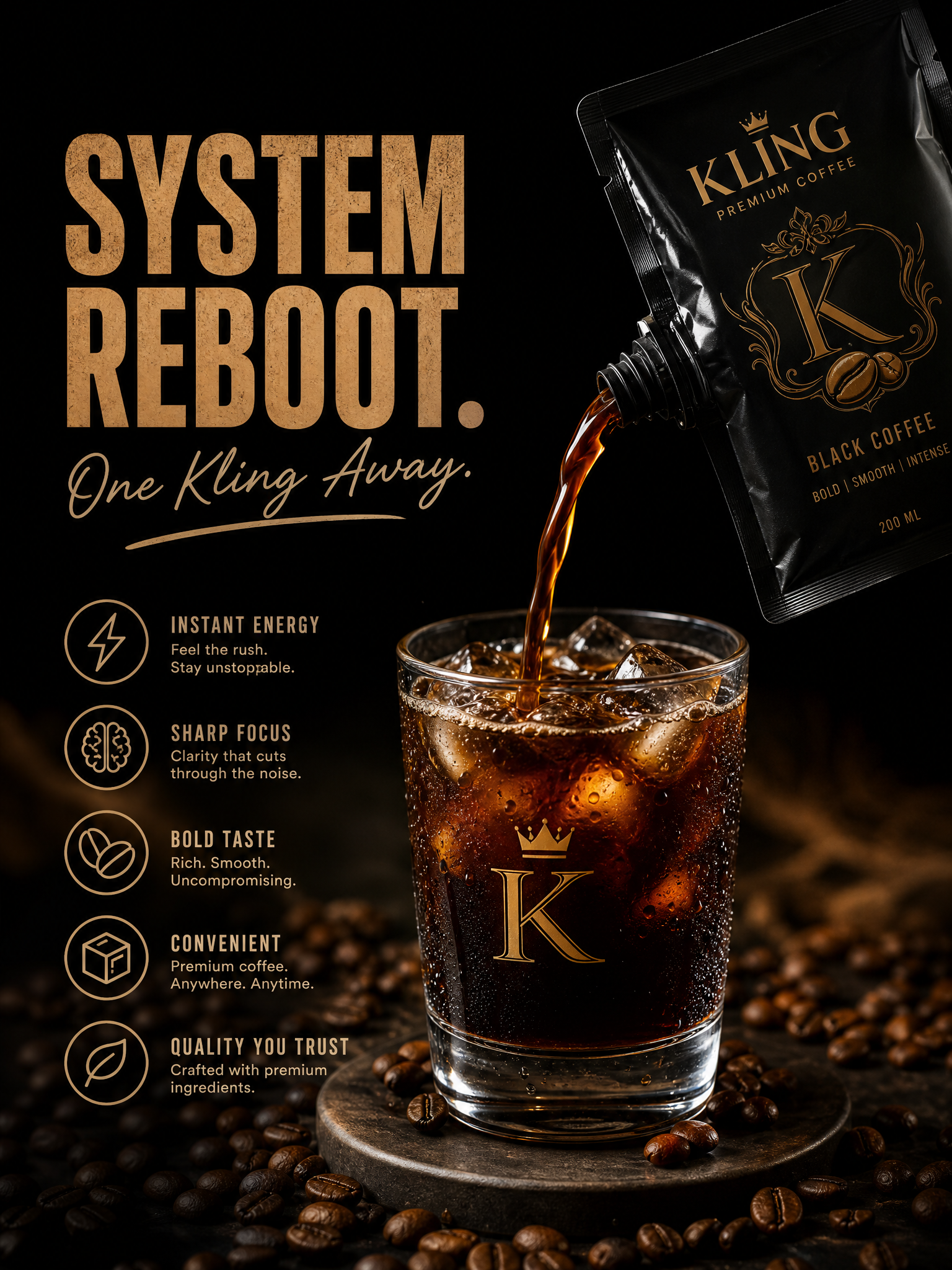Eiskaffee-Werbung „System Reboot“