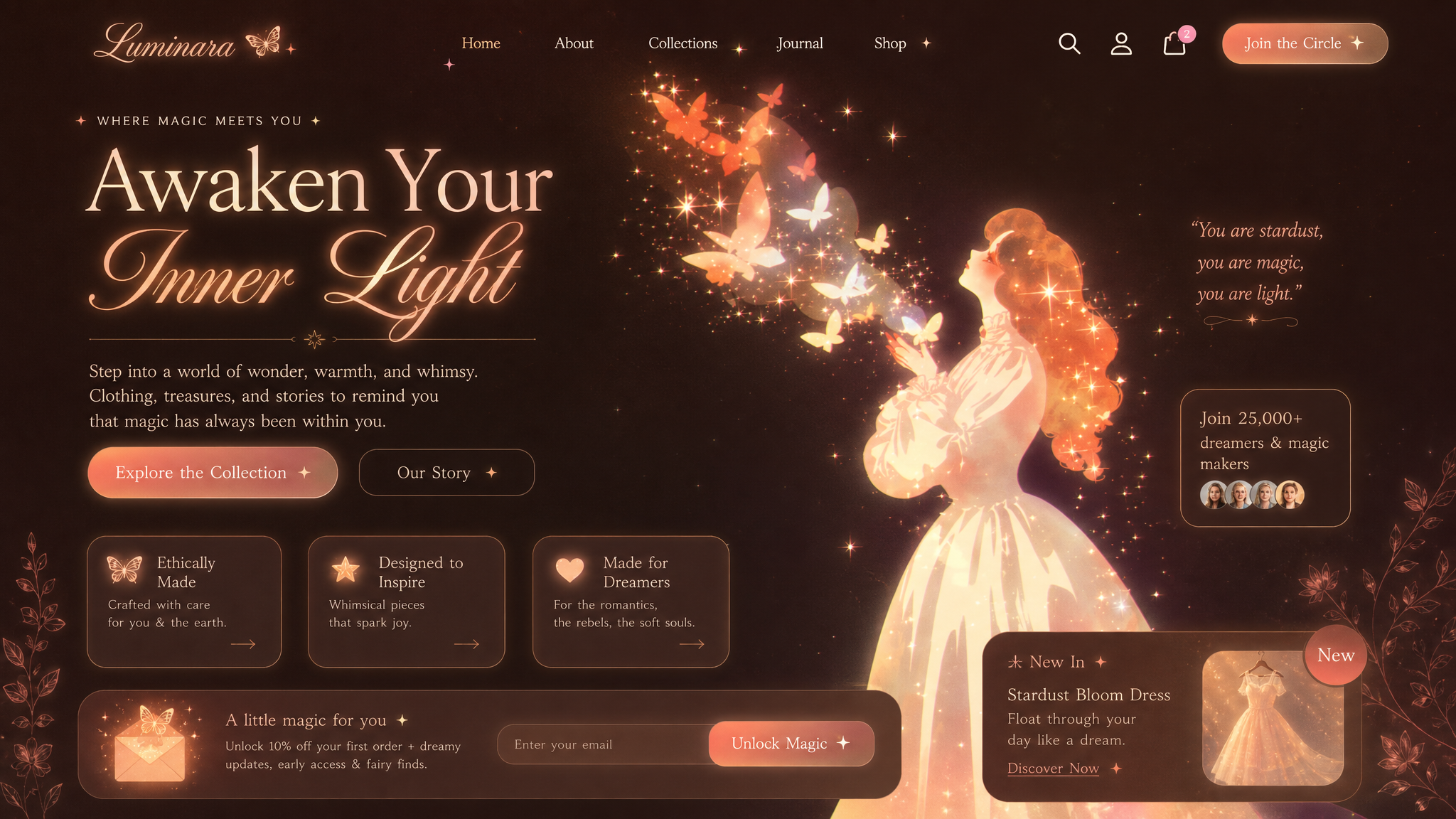 Reference-Inspired Landing Page