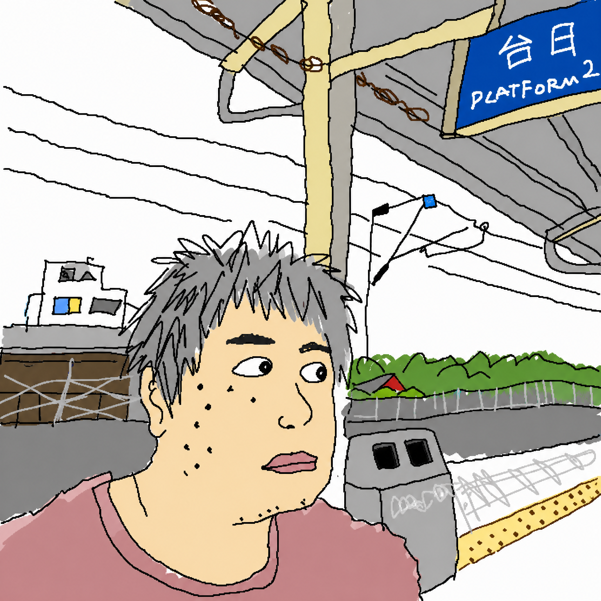 Clumsy MS Paint Scribble Redraw