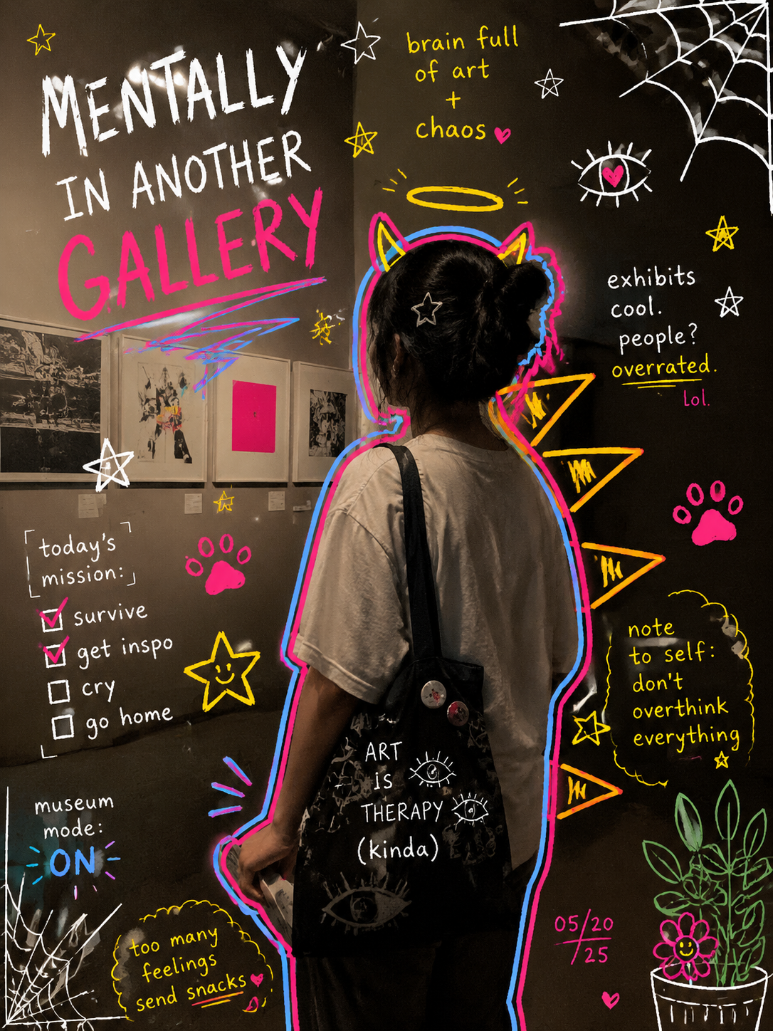 Neon Doodle Gallery Snapshot Style