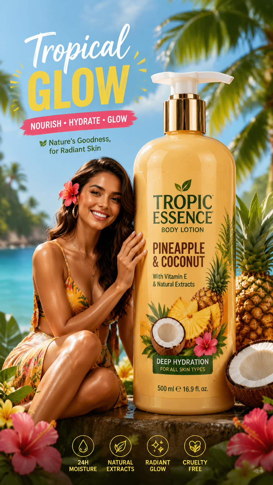 Tropical Product Campaign Poster Template
