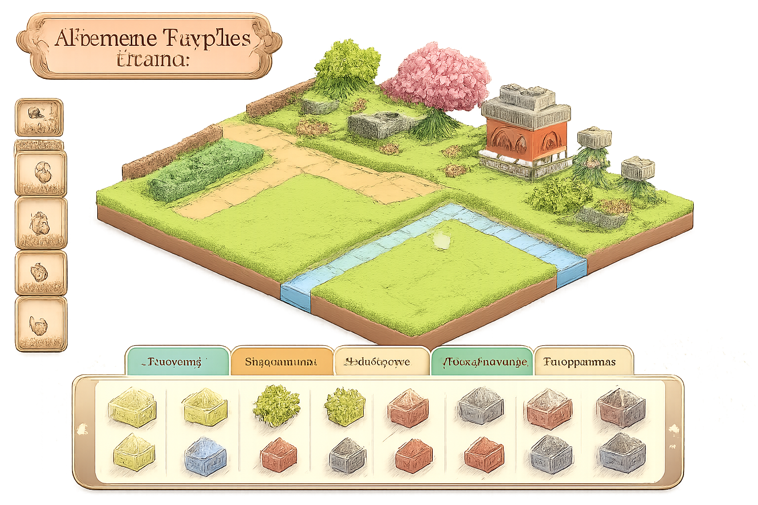 Japanese Temple Voxels Builder Asset Pack