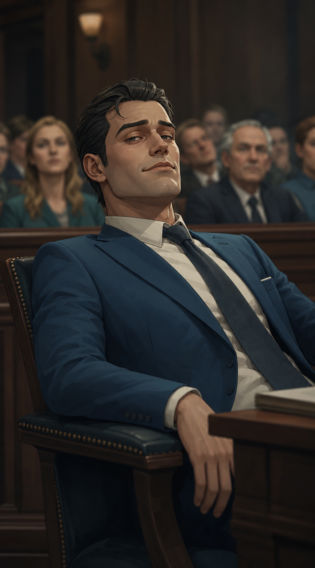 Contemptuous Defendant in the Courtroom