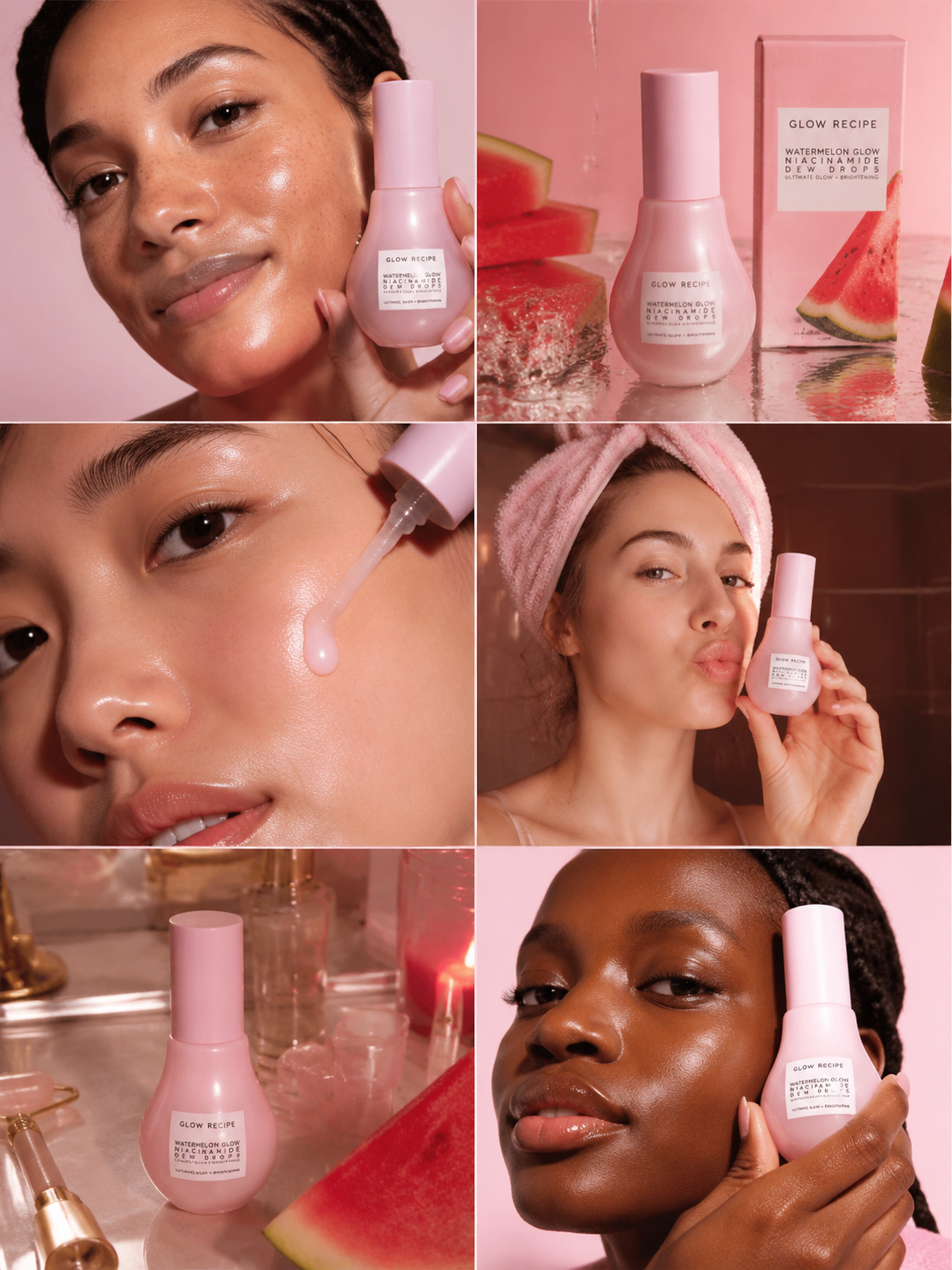 Campaña Glow Recipe “Piel real, brillo de ensueño”