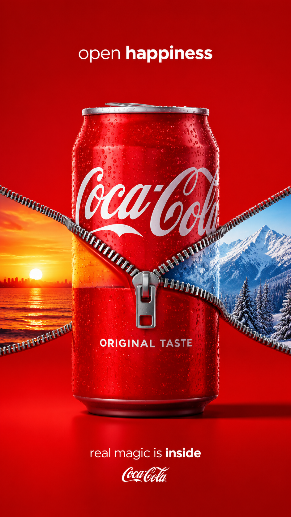 Des mondes dans une canette de Coca-Cola