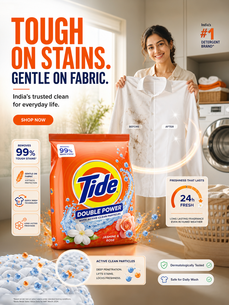 Tide Stain Removal in a Luxury Laundry Room