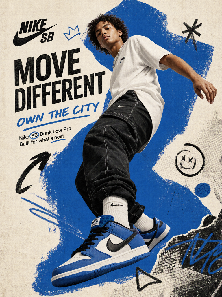 Youth Brand Analog-Style Digital Collage Template