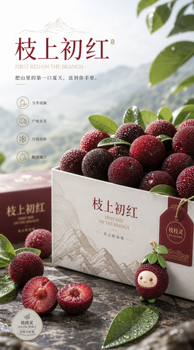 First Red on the Branch Bayberry Brand Proposal