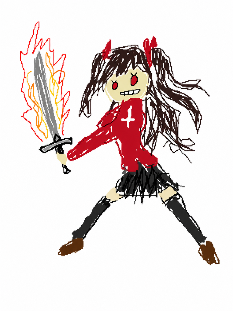 Clumsy MS Paint Redraw