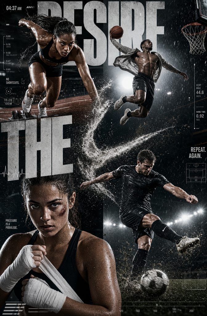Люксовая спортивная кампания DESIRE THE WORK