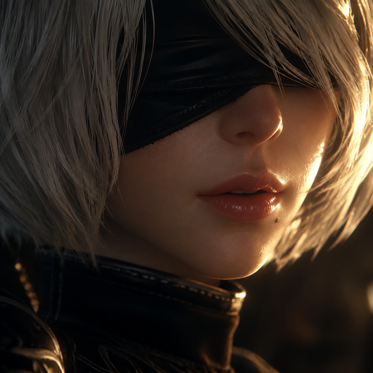 2B Silent Mechanical Close-Up