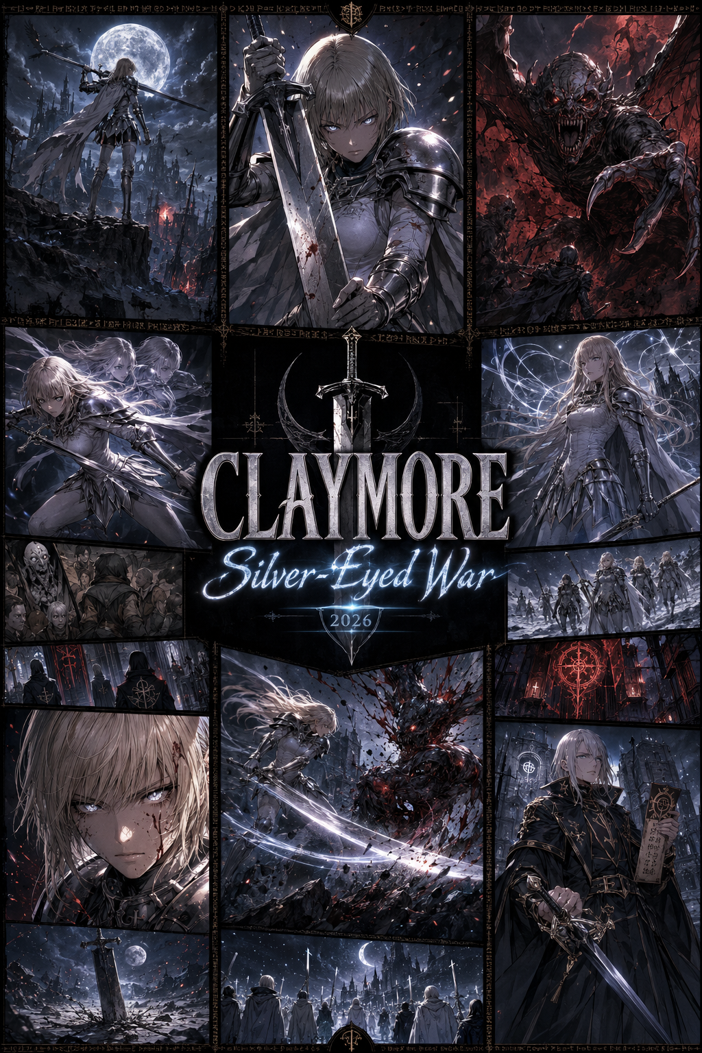CLAYMORE: Krieg der Silberaugen – Game-Key-Art