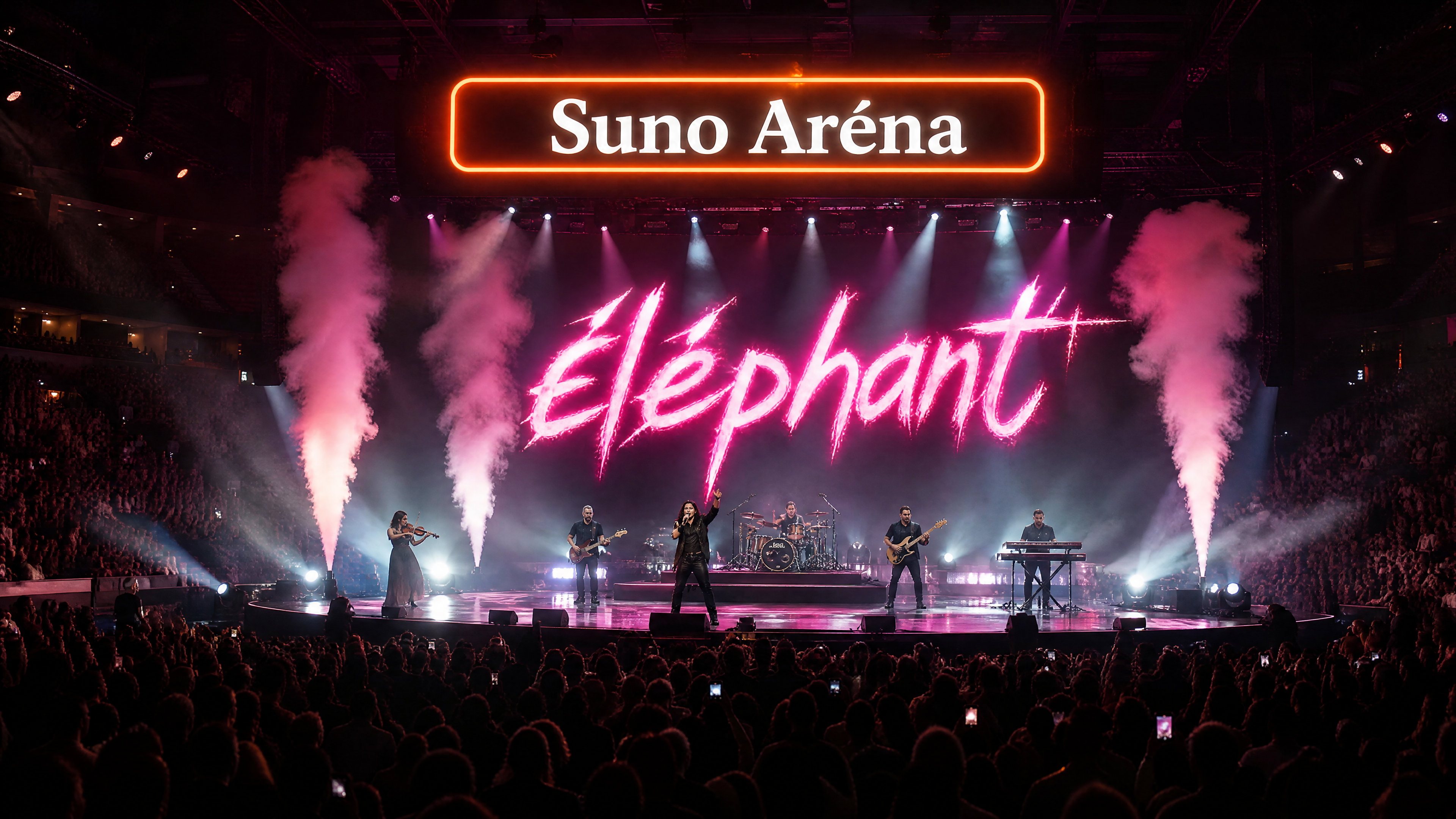 Éléphant Rock Concert at Suno Arena