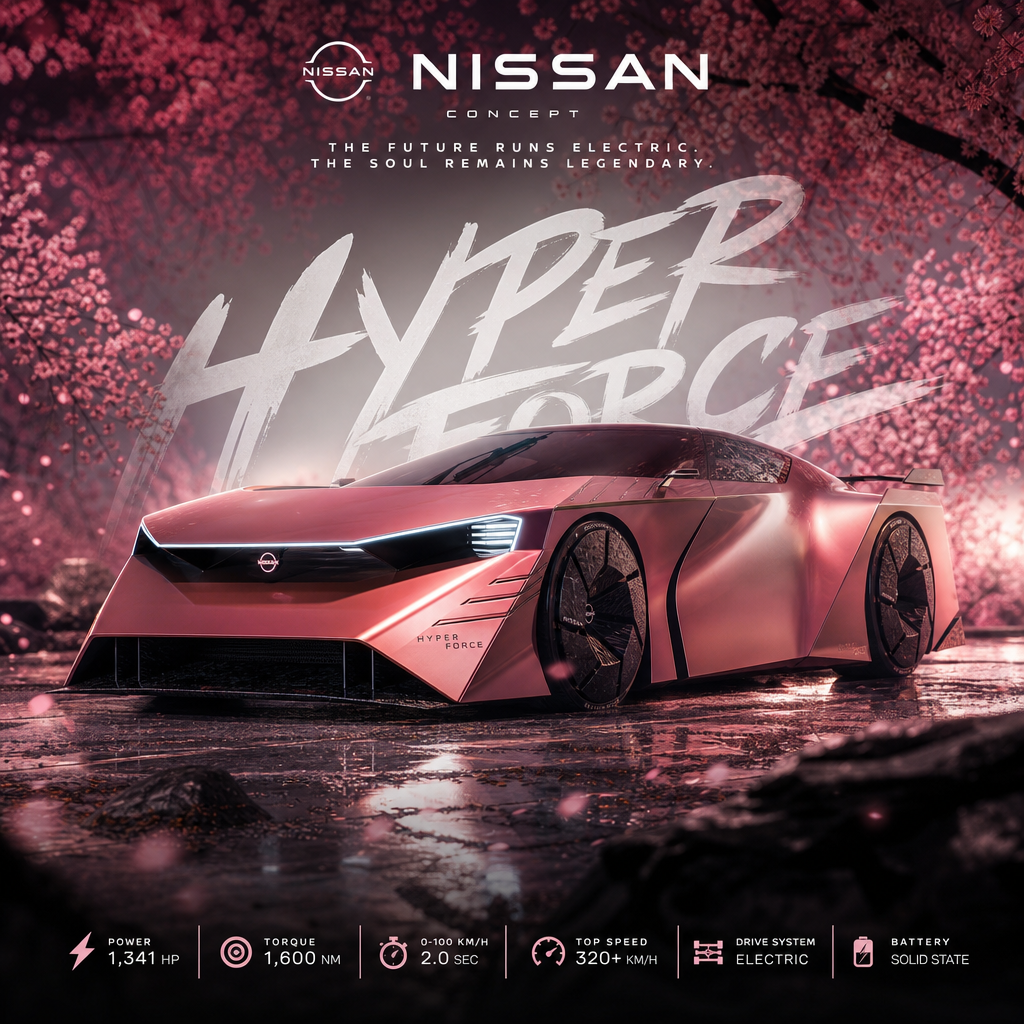 Premium Concept Car Reveal Poster Template