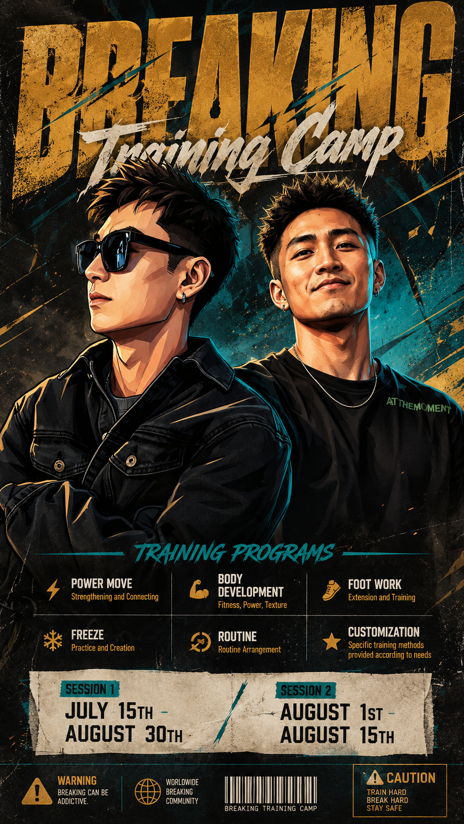 BREAKING Training Camp Character Poster