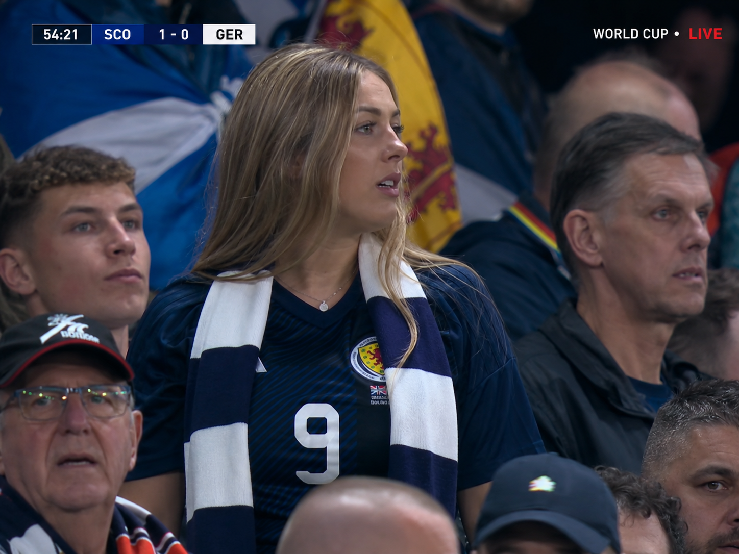 Candid Scottish Fan at the World Cup