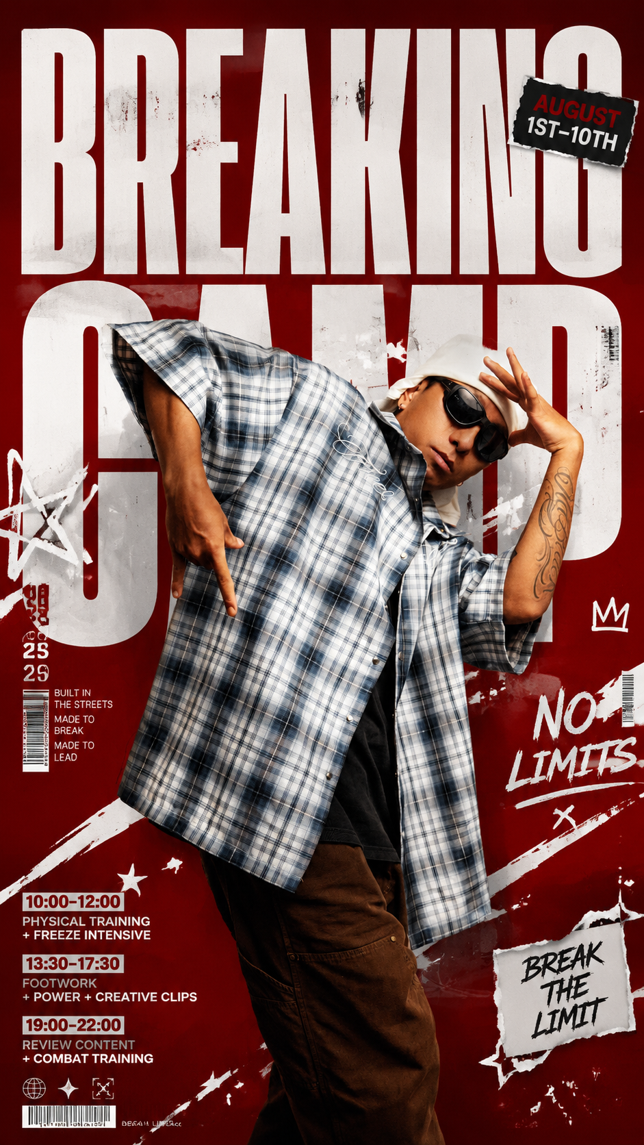 BREAKING CAMP Streetwear Poster