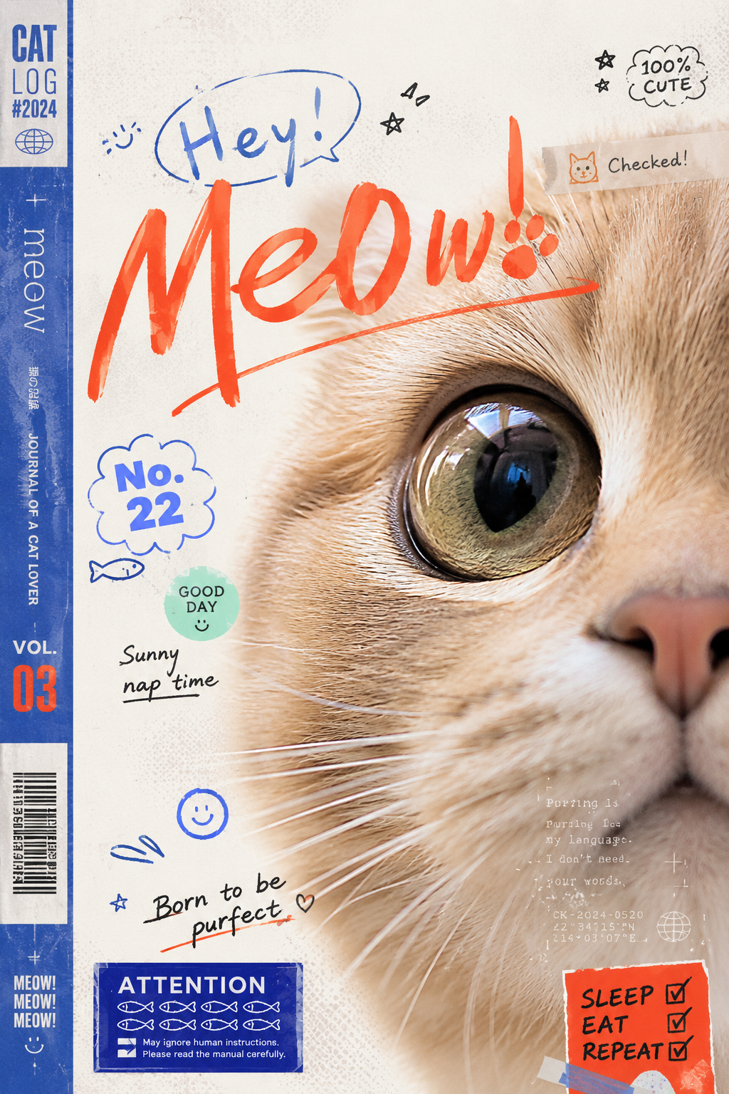 Youth Magazine Collage Layout Template