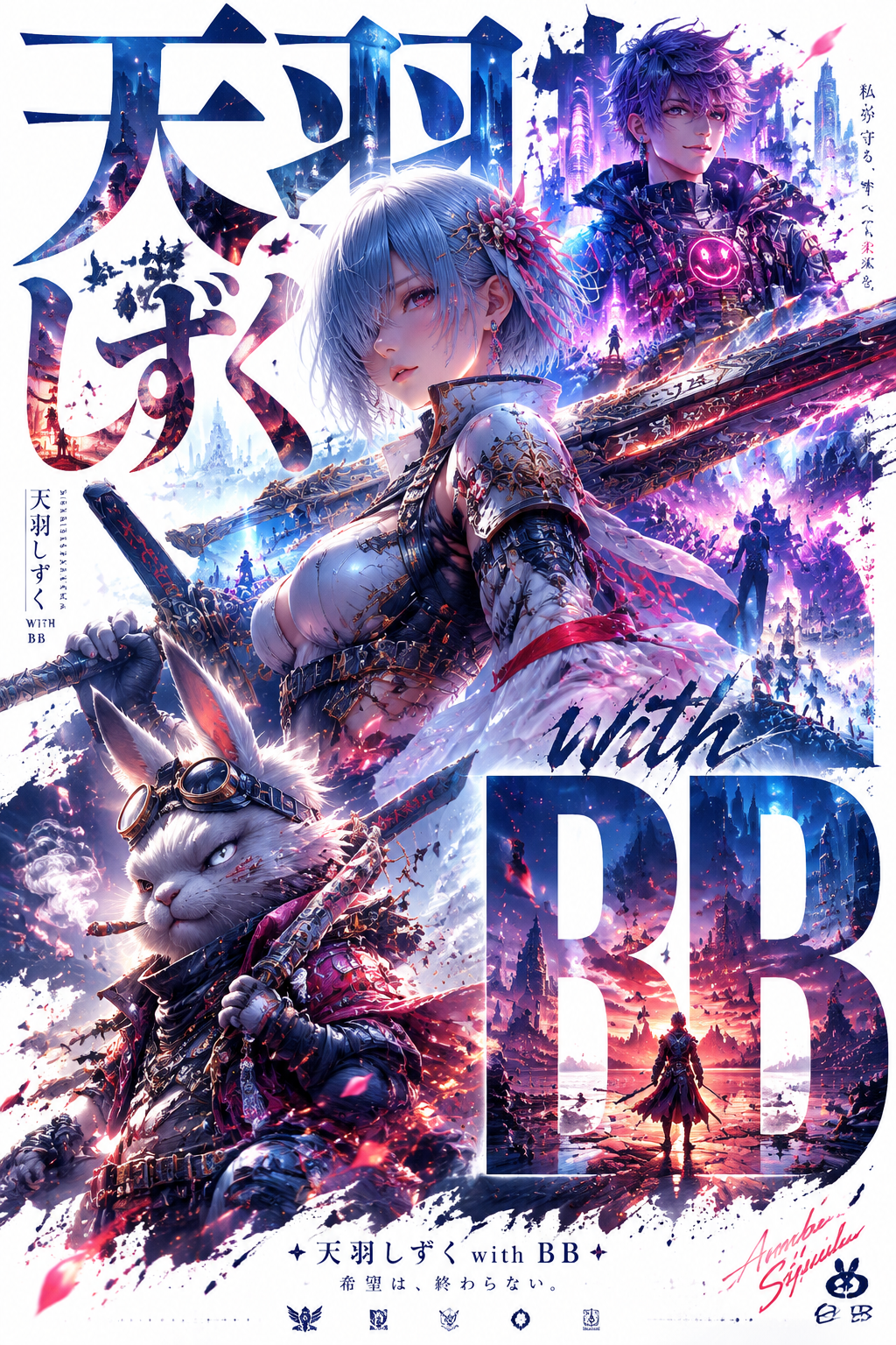Amahane Shizuku with BB Cinematic Character Poster