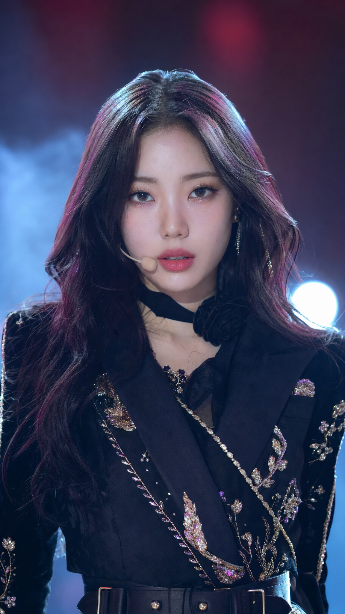 K-Pop Idol in a Dreamy Concert Portrait