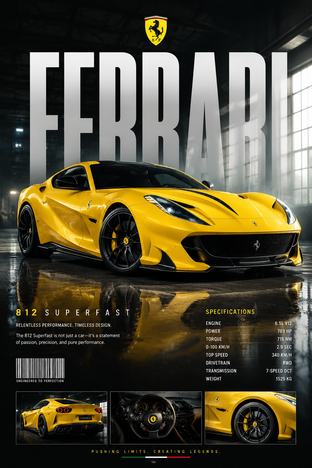 Universal Luxury Vehicle Magazine Poster Template