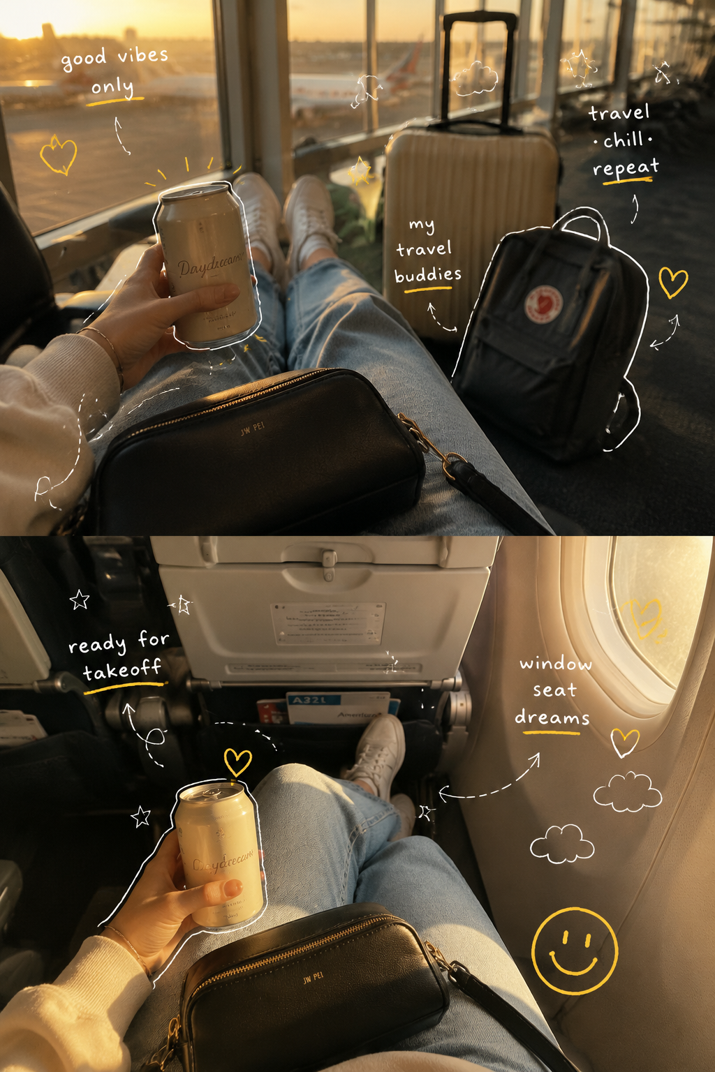 Airport-to-Plane Travel Scrapbook